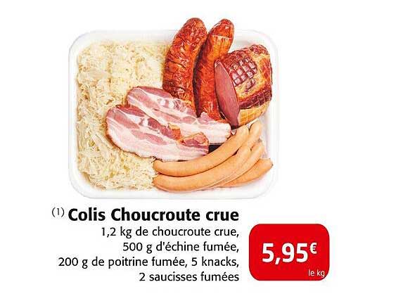 Colis Choucroute crue