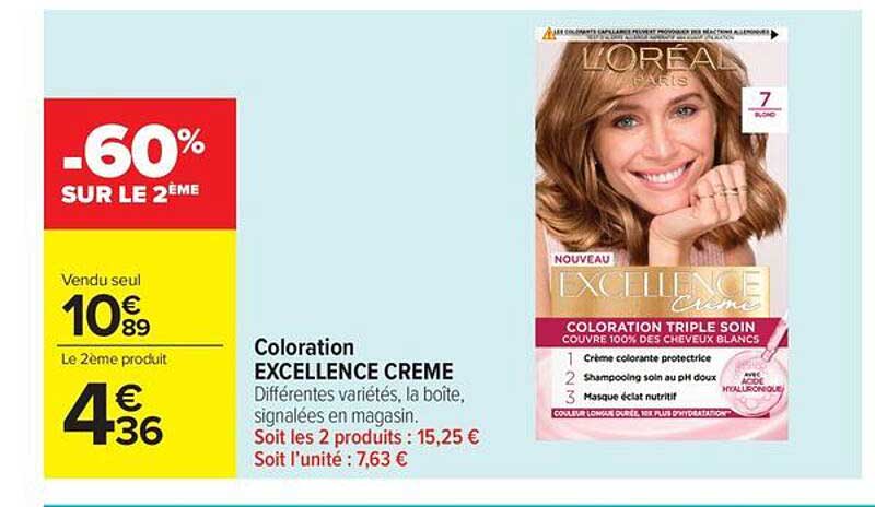 Coloration EXCELLENCE CRÈME