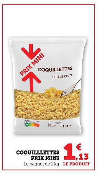 COQUILLETTE PRIX MINI