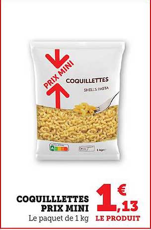 COQUILLETTE PRIX MINI