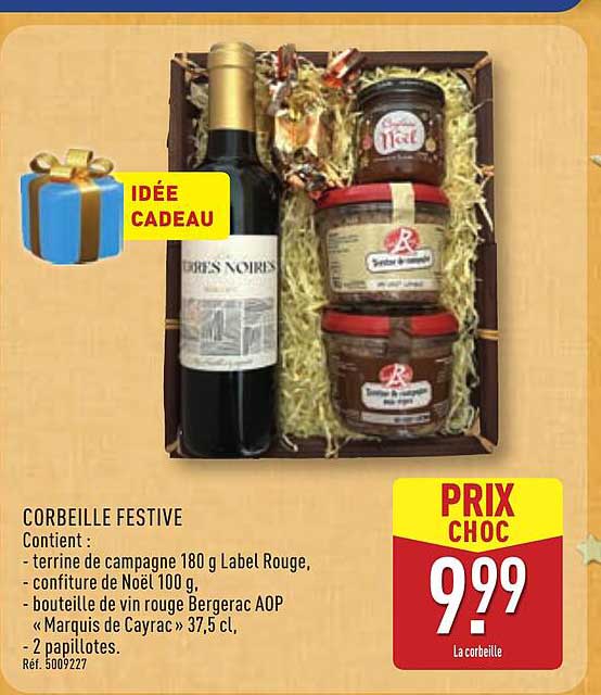 CORBEILLE FESTIVE