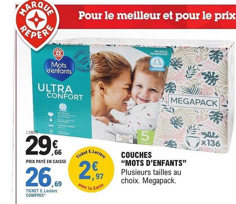 COUCHES "MOTS D'ENFANTS"