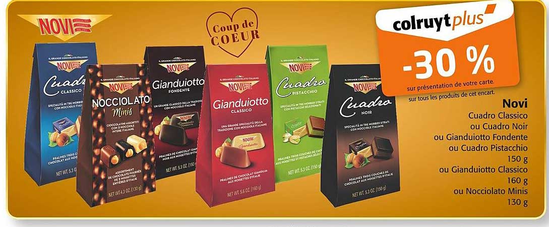 Coup de COEUR - -30 % sur tous les produits de cet encart