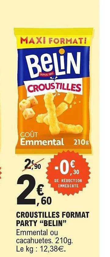 CROUSTILLES FORMAT PARTY “BELIN”