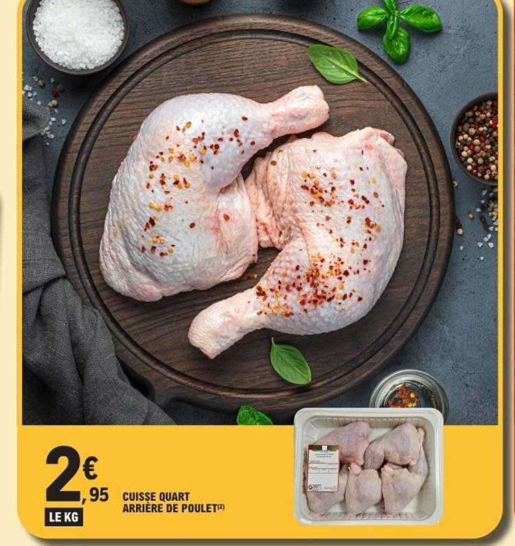CUISSE QUART ARRIÈRE DE POULET