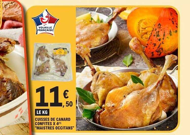 CUISSES DE CANARD CONFITES X 4 "MAISTRES OCCITANS"