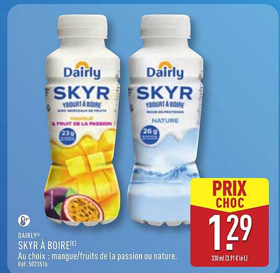 DAIRLY SKYR À BOIRE