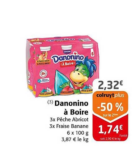Danonino à Boire