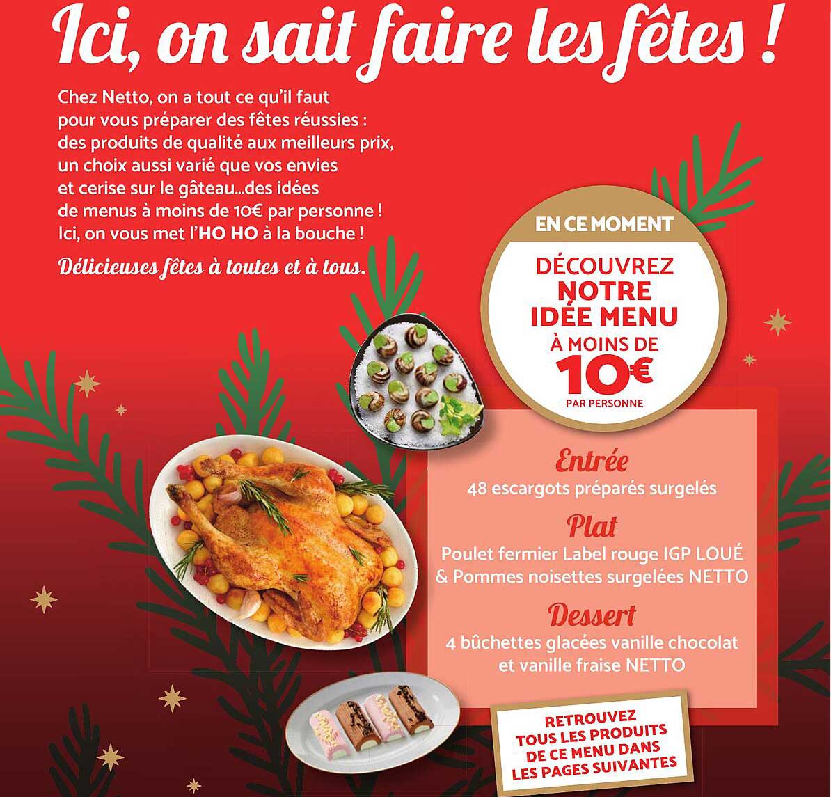 Découvrez notre idée menu à moins de 10€ par personne