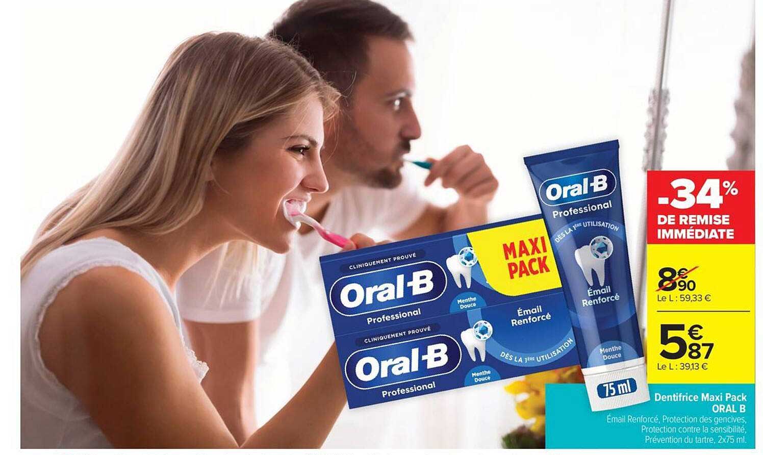 Dentifrice Maxi Pack ORAL B