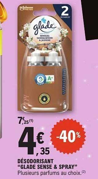DÉSODORISANT "GLADE SENSE & SPRAY"