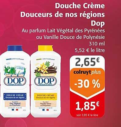 Douche Crème Douceurs de nos régions Dop