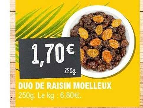DUO DE RAISIN MOELLEUX