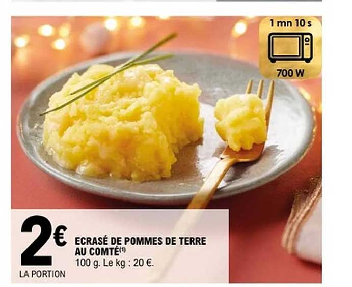 ÉCRASÉ DE POMMES DE TERRE AU COMTÉ