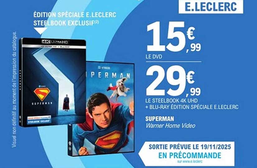 ÉDITION SPÉCIALE E.LECLERC STEELBOOK EXCLUSIF