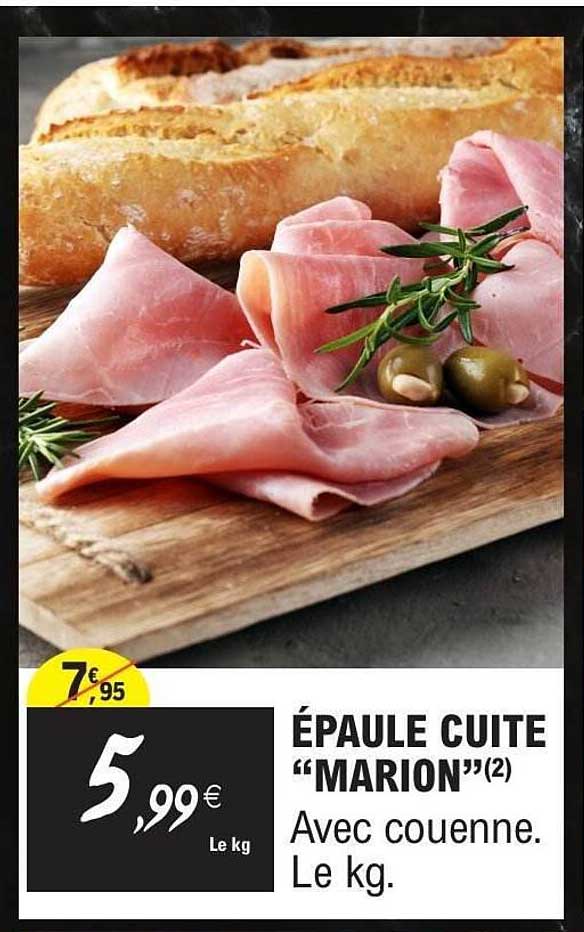 ÉPAULE CUITE "MARION"
