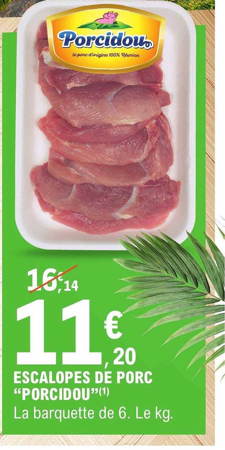 ESCALOPES DE PORC "PORCIDOU"