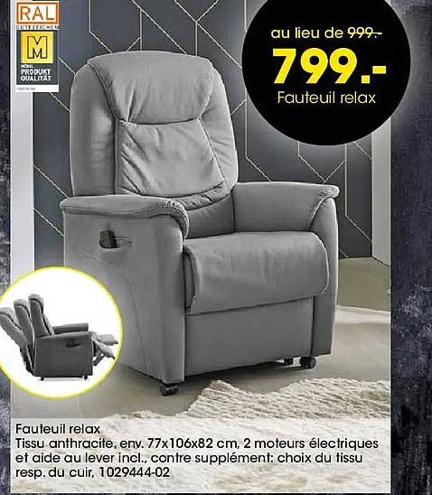 Fauteuil relax