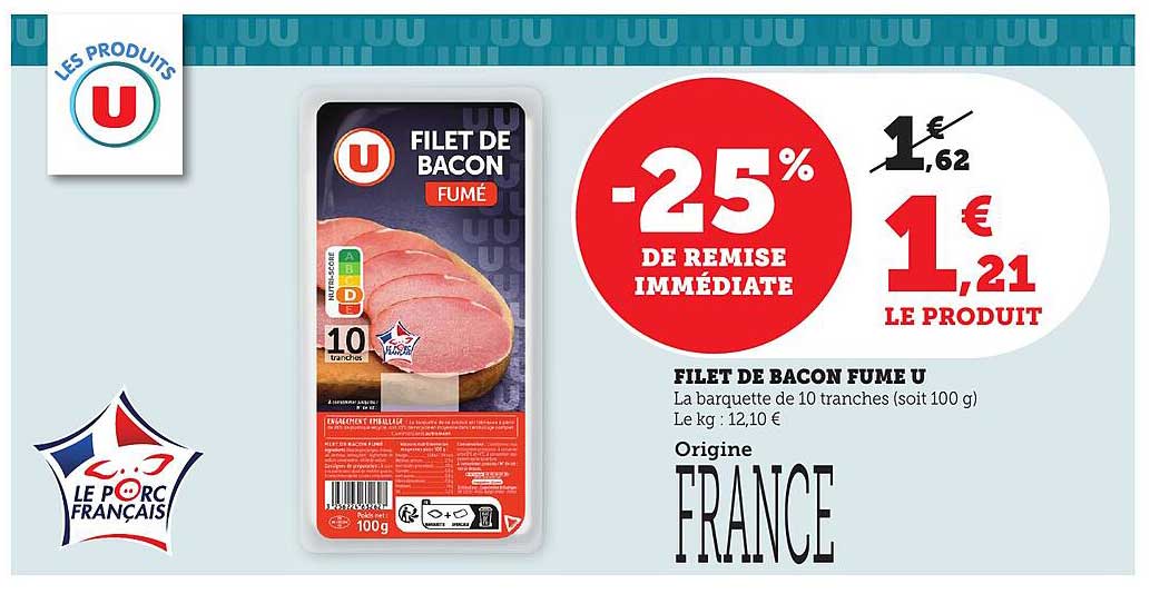 FILET DE BACON FUMÉ