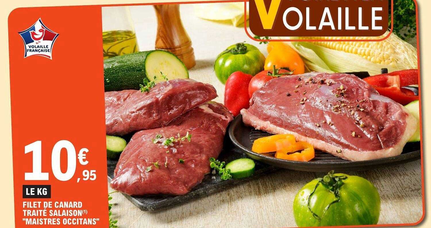 FILET DE CANARD TRAITÉ SALAISON "MAÎTRES OCCITANS"