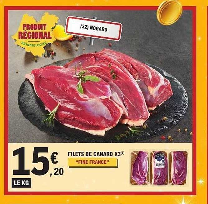 FILETS DE CANARD X3 "FINE FRANCE"