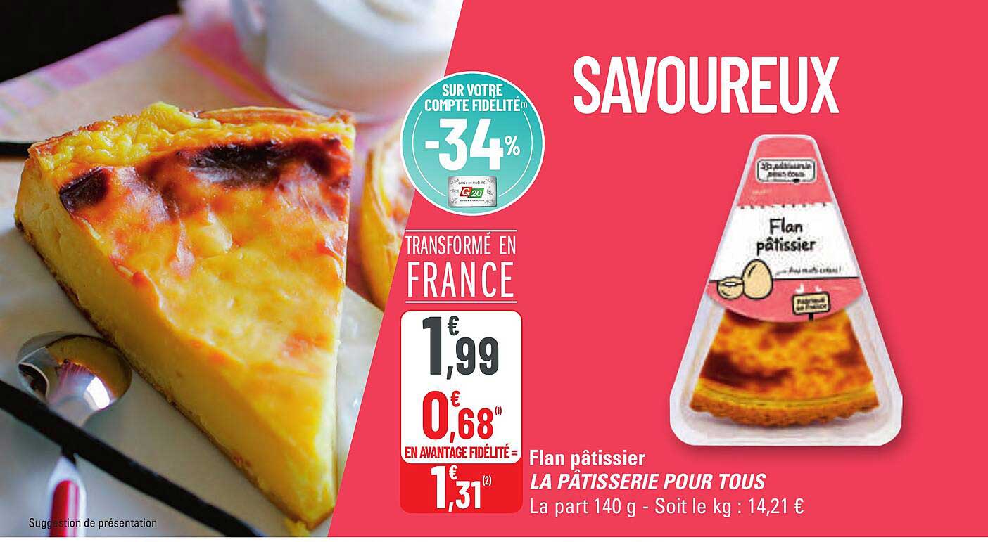 Flan pâtissier LA PÂTISSERIE POUR TOUS