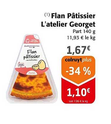 Flan Pâtissier L'atelier Georget