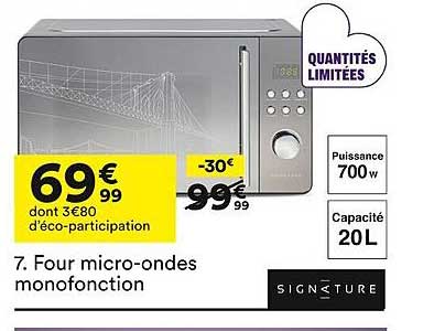 Four micro-ondes monofonction