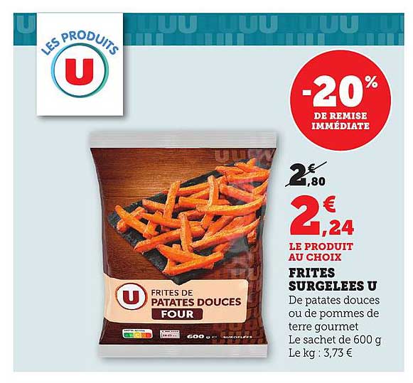 Frites surgelées U