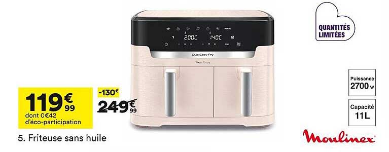 Friteuse sans huile