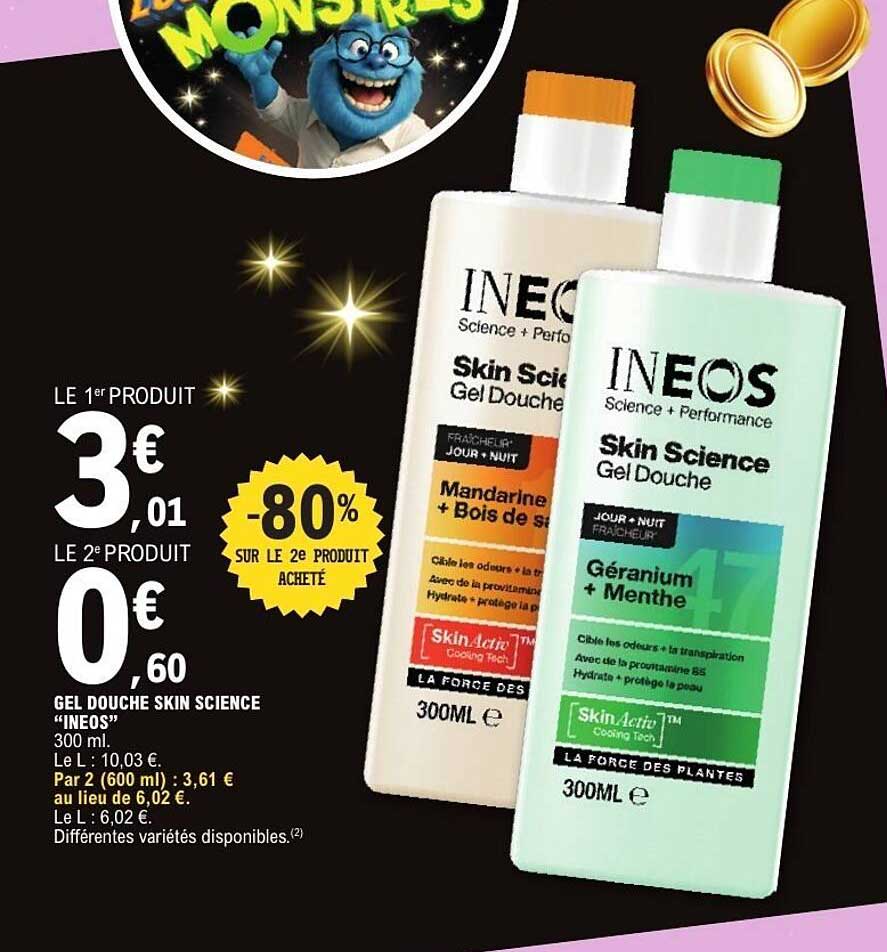 Gel Douche Skin Science INEOS
