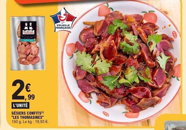 Gésiers confits "Les Thomasines"