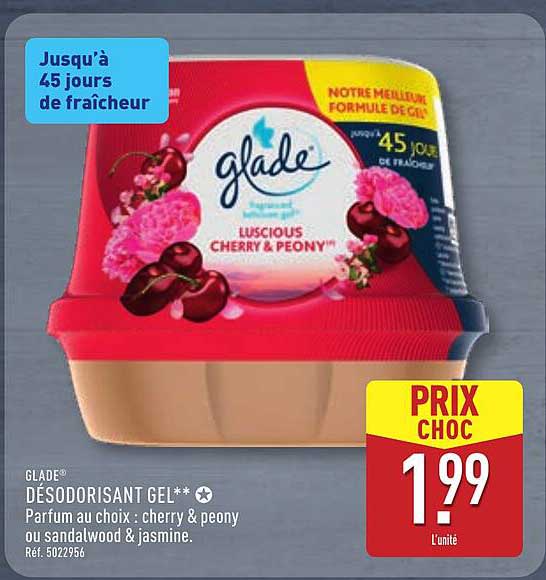 GLADE® DÉSODORISANT GEL**