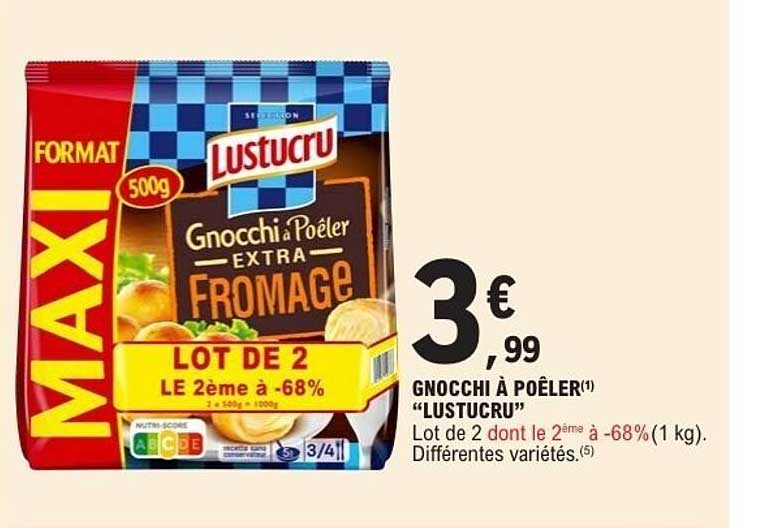 GNOCCHI À POÊLER "LUSTUCRU"