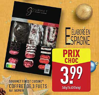GOURMET FINEST CUISINE® COFFRET DE 3 FUETS