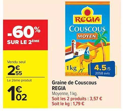 Graine de Couscous REGIA