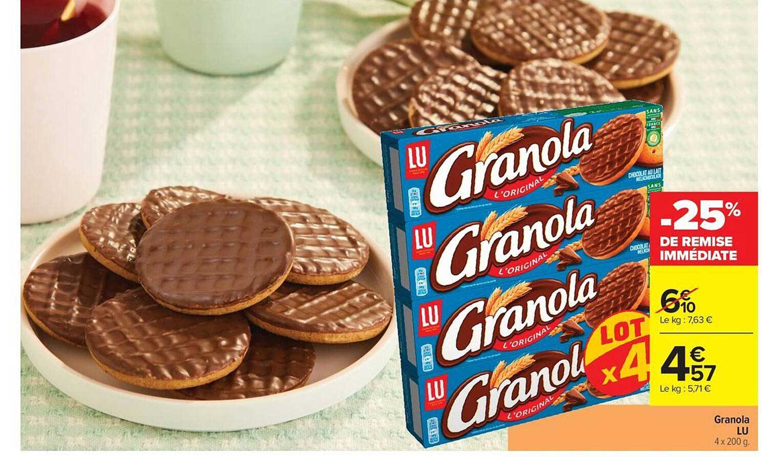 Granola LU 4 x 200 g