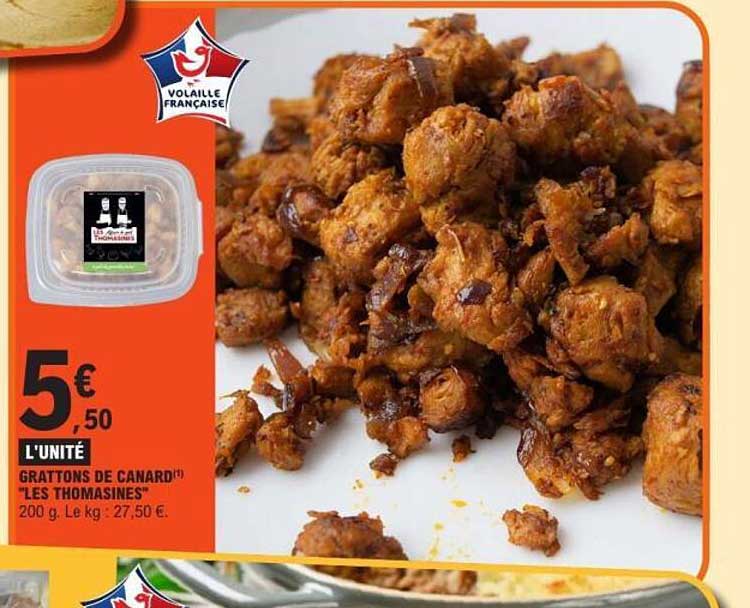 Grattons de canard "Les Thomasines"
