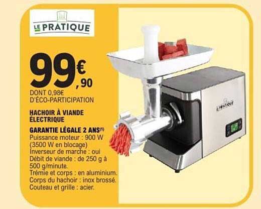 HACHOIR À VIANDE ÉLECTRIQUE