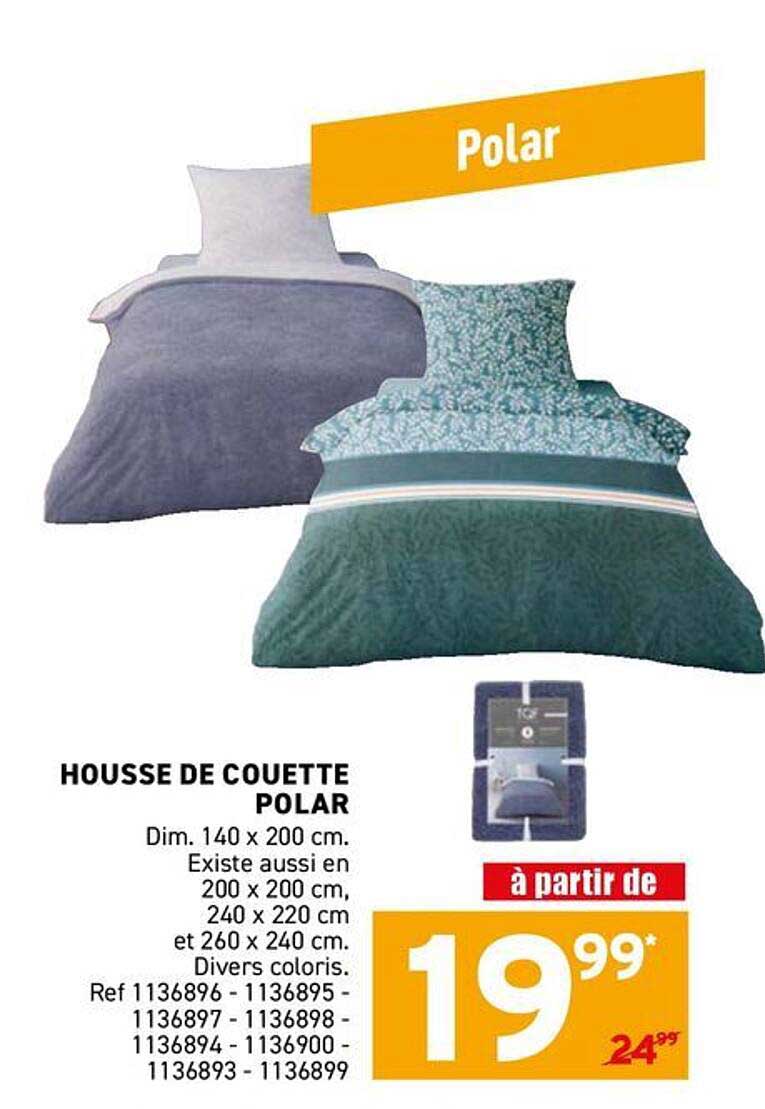 HOUSSE DE COUETTE POLAR