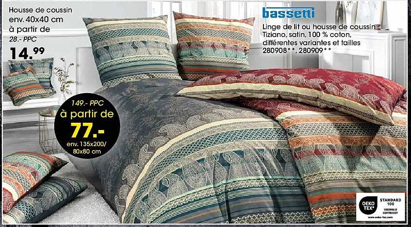 Housse de coussin env. 40x40 cm à partir de