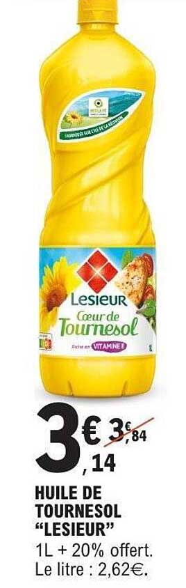HUile de Tournesol "LESIEUR"