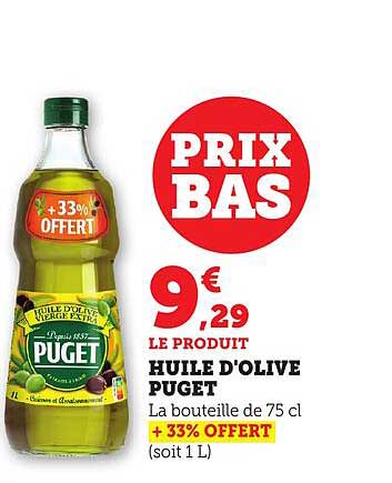 HUILE D'OLIVE PUGET