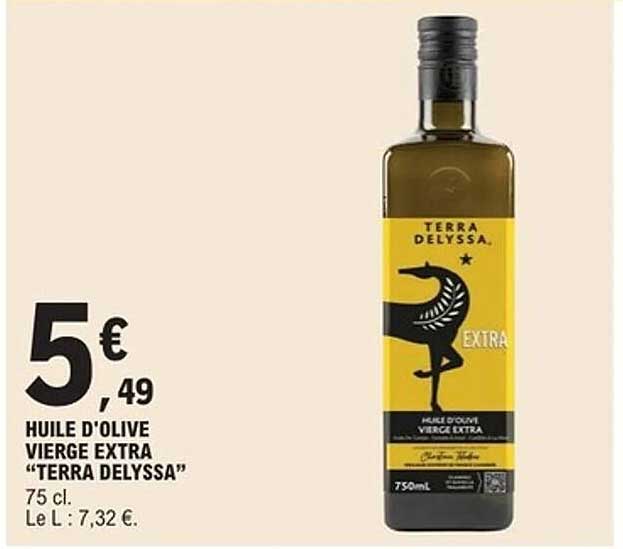 HUILE D'OLIVE VIERGE EXTRA "TERRA DELYSSA"