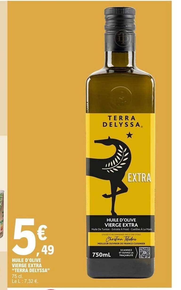 HUILE D'OLIVE VIERGE EXTRA "TERRA DELYSSA"