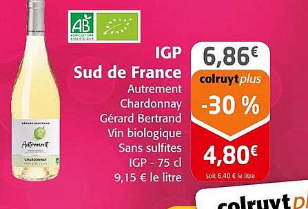 IGP Sud de France Autrement Chardonnay