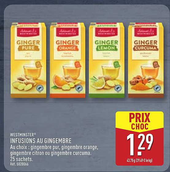 INFUSIONS AU GINGEMBRE