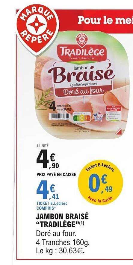 Jambon braisé "Tradilège" (1)