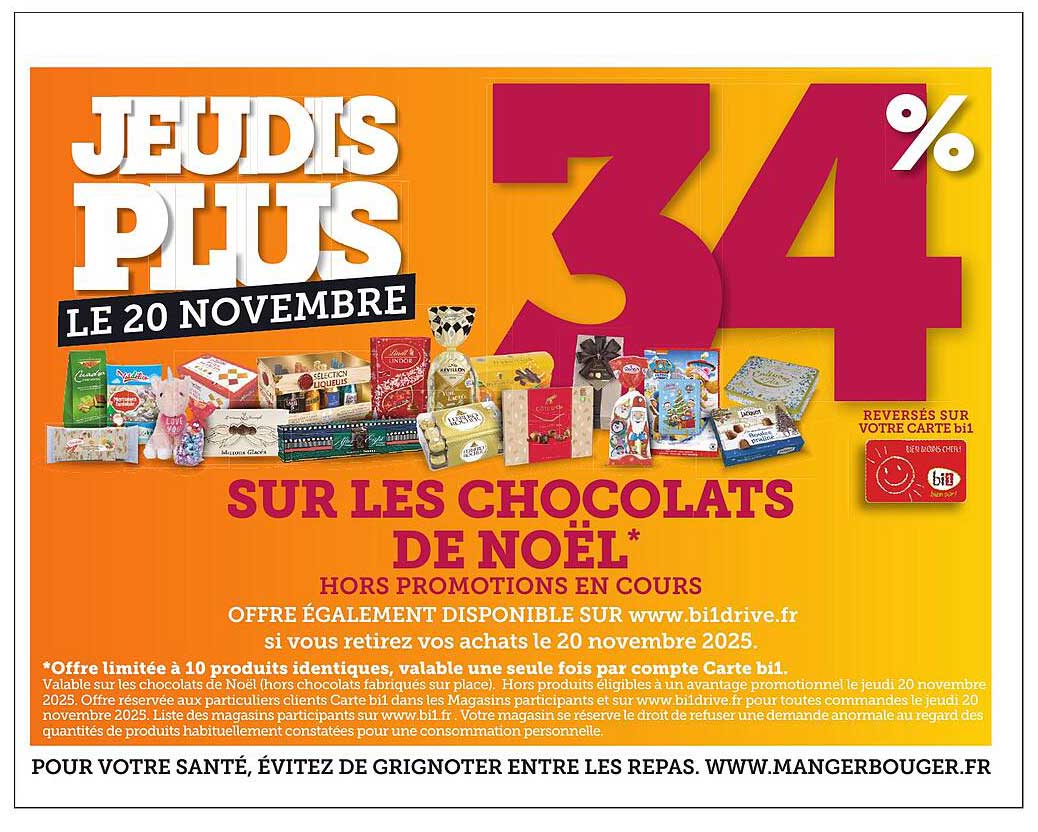 JEUDIS PLUS LE 20 NOVEMBRE