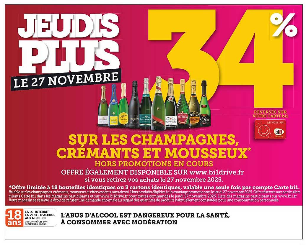 JEUDIS PLUS LE 27 NOVEMBRE